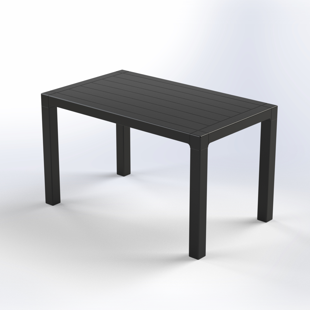COMPLAST MILANO TABLE DARK BLUE